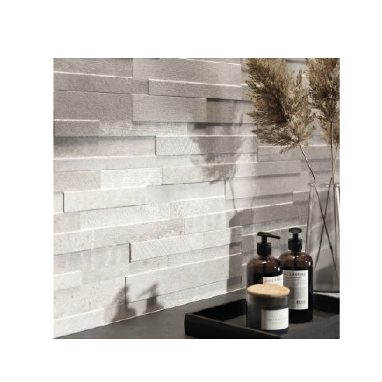 Rivestimento Lift White 3D 15x61 cm