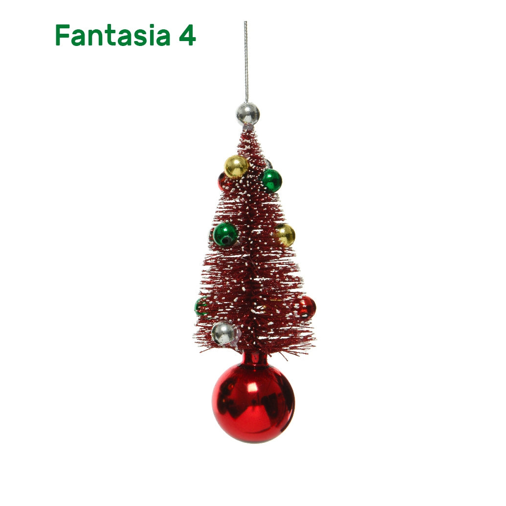 Appendino addobbo albero in vetro Keamingk