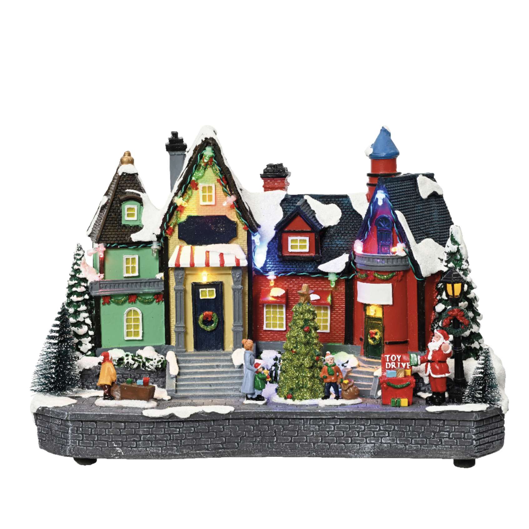 Scenario case natalizie LED