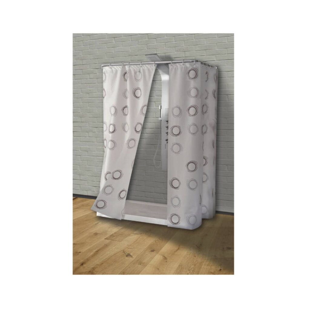 EHOMERY Tenda Da Doccia Senza Buchi Tende Bagni Per Finestre Fiore Di  Farfalla Tenda Doccia Orlo Pesante Tenda Bagno Finestra Singola A Vetro  Polyester Bianco 90X180Cm : : Casa e cucina