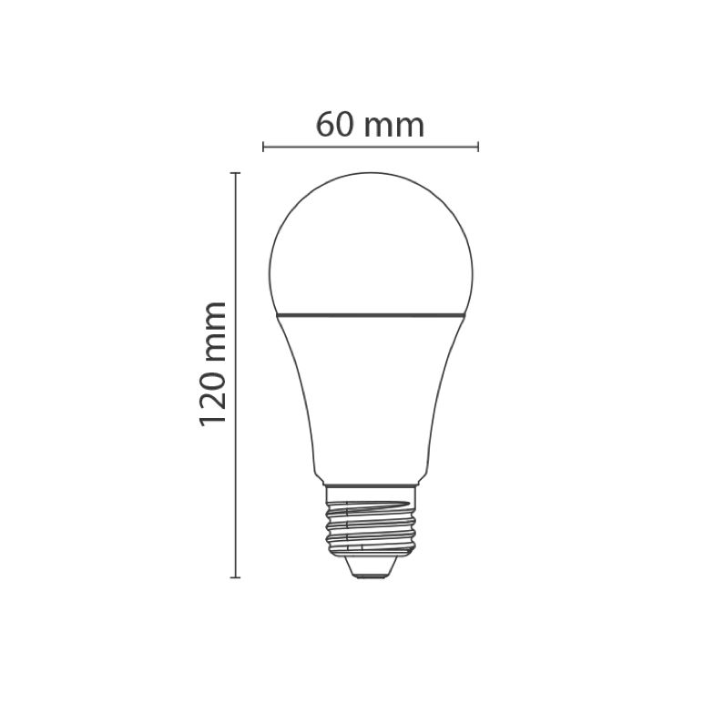 GOCCIA LED A60 E27 15W 2 PZ. LUCE FREDDA 1521 LUMEN Luce fredda